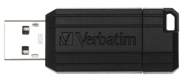 verbatim USB-Stick PinStripe schwarz 8 GB, 1 St.