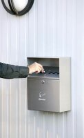 Bartscher Wandaschenbecher silber, 1 St.