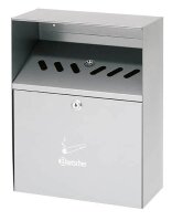 Bartscher Wandaschenbecher silber, 1 St.