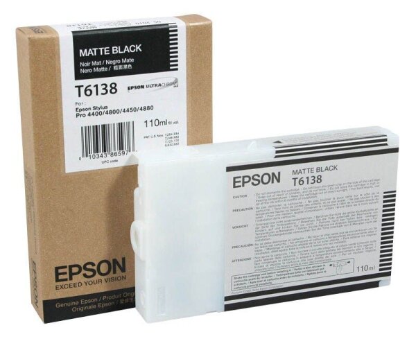 EPSON T6138 matt schwarz Druckerpatrone