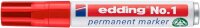 edding No. 1 Permanentmarker farbsortiert 1,0 - 5,0 mm, 10 St.