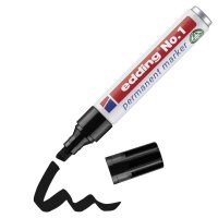 edding No. 1 Permanentmarker farbsortiert 1,0 - 5,0 mm, 10 St.
