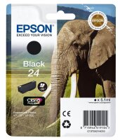 EPSON 24 / T2421 (Elefant) Foto schwarz Druckerpatrone