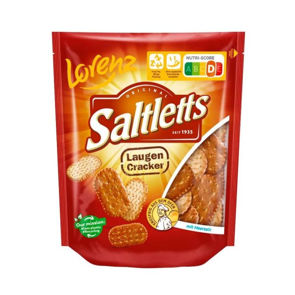 Saltletts LaugenCracker Gebäck 150,0 g, 1 St.