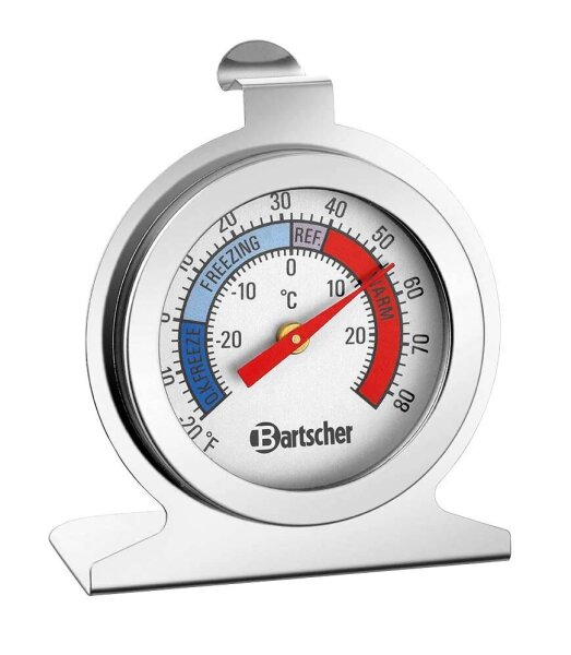 Bartscher A300 Gefrier- & Kühlschrankthermometer silber, 1 St.