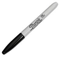 Sharpie Permanentmarker schwarz 0,9 mm, 2 St.