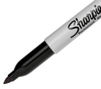 Sharpie Permanentmarker schwarz 0,9 mm, 2 St.