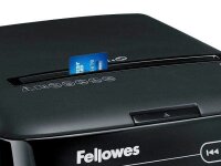 Fellowes AutoMax 200C Aktenvernichter mit Partikelschnitt P-4, 4 x 38 mm, bis 200 Blatt, schwarz