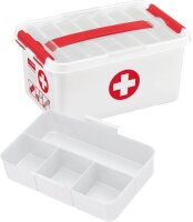 sunware the q-line Erste-Hilfe-Box 6,0 l weiß/rot...