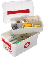sunware the q-line Erste-Hilfe-Box 6,0 l weiß/rot 30,0 x 20,0 x 14,5 cm, 1 St.