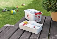 sunware the q-line Erste-Hilfe-Box 6,0 l weiß/rot 30,0 x 20,0 x 14,5 cm, 1 St.