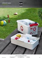 sunware the q-line Erste-Hilfe-Box 6,0 l weiß/rot 30,0 x 20,0 x 14,5 cm, 1 St.