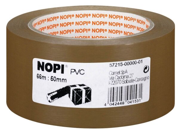 NOPI Packband braun 50,0 mm x 66,0 m 1 Rolle