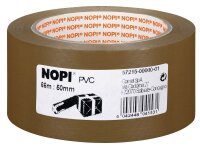 NOPI Packband braun 50,0 mm x 66,0 m 1 Rolle