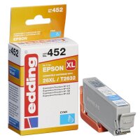 edding EDD-452  cyan Druckerpatrone kompatibel zu EPSON...