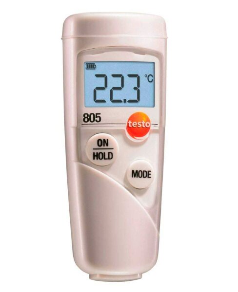 testo 805 Infrarot-Lebensmittelthermometer weiß