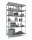 SZ Metall Schwerlastregal 11200 silber 80,0 x 35,0 x 200,0 cm