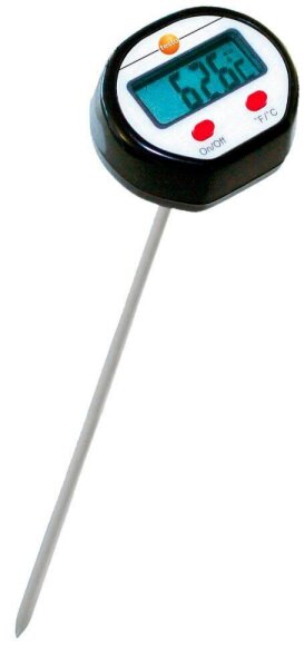 testo Mini Kerntemperatur-Lebensmittelthermometer schwarz