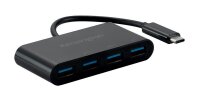 Kensington USB-Hub CH12004 4-fach schwarz