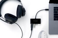 Kensington USB-Hub CH12004 4-fach schwarz