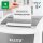LEITZ IQ Autofeed Office Pro 600 Aktenvernichter mit Partikelschnitt P-5, 2 x 15 mm, bis 600 Blatt, weiß