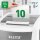 LEITZ IQ Autofeed Office Pro 600 Aktenvernichter mit Partikelschnitt P-5, 2 x 15 mm, bis 600 Blatt, weiß