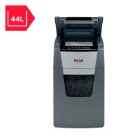 Rexel Optimum AutoFeed+ 130X Aktenvernichter mit Partikelschnitt P-4, 4 x 28 mm, bis 130 Blatt, schwarz