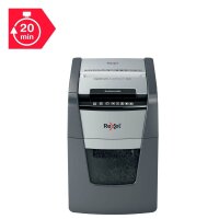 Rexel Optimum AutoFeed+ 90X Aktenvernichter mit Partikelschnitt P-4, 4 x 28 mm, bis 90 Blatt, schwarz