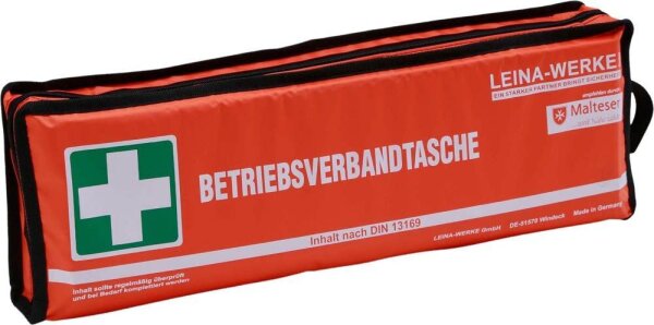 LEINA-WERKE Erste-Hilfe-Tasche Betriebsverbandtasche DIN 13169 orange