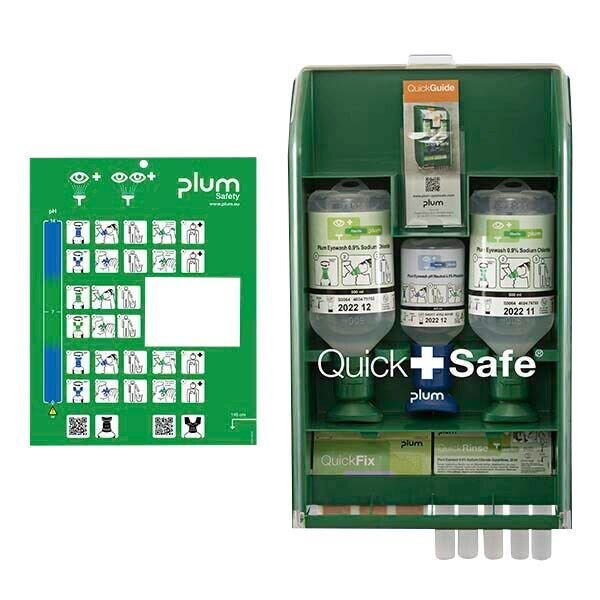 LEINA-WERKE Augenspülstation Quick-Safe Station Basic REF 44028 grün Kunststoff, 1 St.