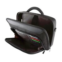Targus Laptoptasche Classic+ Kunstfaser schwarz/rot CN415EU bis 39,6 cm (15,6 Zoll)