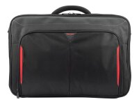 Targus Laptoptasche Classic+ Kunstfaser schwarz/rot...