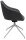 Topstar Besucherstuhl Sitness Life 2.1 SLE2110 KC2 anthrazit Stoff, 1 St.