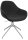 Topstar Besucherstuhl Sitness Life 2.0 SLE2011-KC0 schwarz Stoff, 1 St.