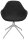 Topstar Besucherstuhl Sitness Life 2.0 SLE2011-KC0 schwarz Stoff, 1 St.