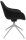 Topstar Besucherstuhl Sitness Life 2.0 SLE2011-KC0 schwarz Stoff, 1 St.