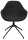 Topstar Besucherstuhl Sitness Life 2.0 SLE2012-KC0 schwarz Stoff, 1 St.