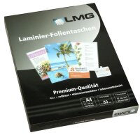 LMG Laminierfolien matt für A4 80 micron, 100 St.