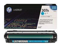 HP 307A (CE741A) cyan Tonerkartusche