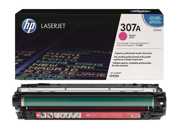 HP 307A (CE743A) magenta Tonerkartusche