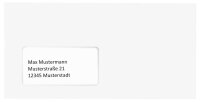 MAILmedia Briefumschläge Revelope® Professional DIN lang+ mit Fenster offset weiß selbstklebend 100 St.