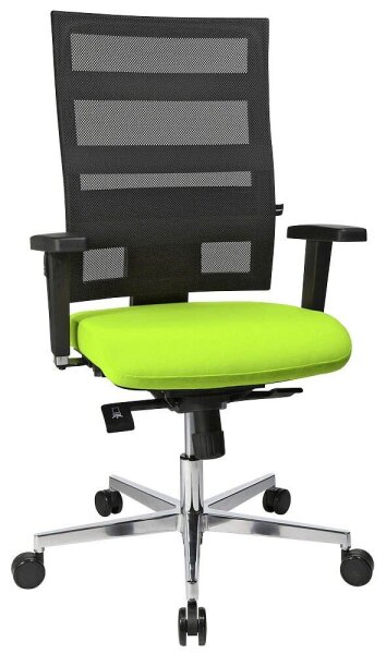 Topstar Bürostuhl Sitness X-Pander Plus, SI959WGT350 Stoff grün, Gestell alu