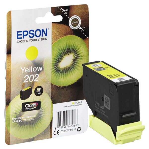 EPSON 202/T02F44 (Kiwi) gelb Druckerpatrone