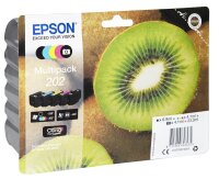 EPSON 202/T02E74 (Kiwi) schwarz, Foto schwarz, cyan,...