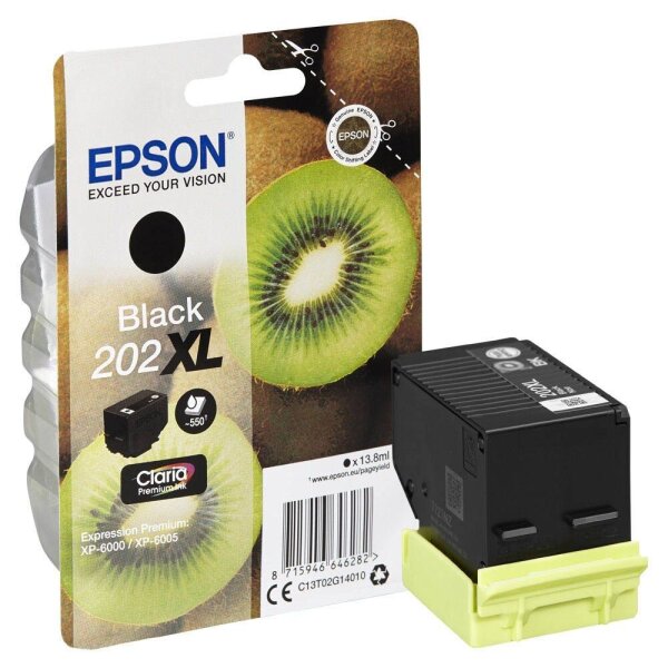 EPSON 202XL/T02G14 (Kiwi) schwarz Druckerpatrone