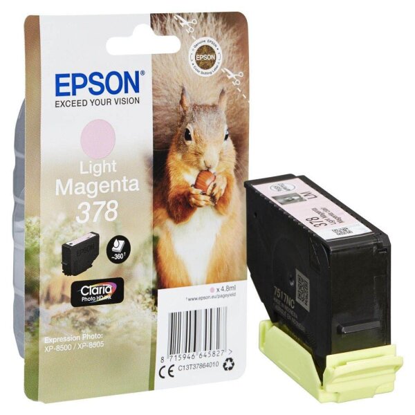 EPSON 378/T37864 (Eichhörnchen) light magenta Druckerpatrone