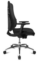 Topstar Bürostuhl Sitness Net Pro 100, NN39T T20 Stoff schwarz, Gestell alu