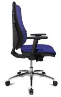 Topstar Bürostuhl Sitness Net Pro 100, NN39T T38 Stoff blau, Gestell alu
