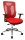 Topstar Bürostuhl Sitness Net Pro 100, NN39T T31 Stoff rot, Gestell alu