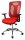 Topstar Bürostuhl Sitness Net Pro 100, NN39T T31 Stoff rot, Gestell alu